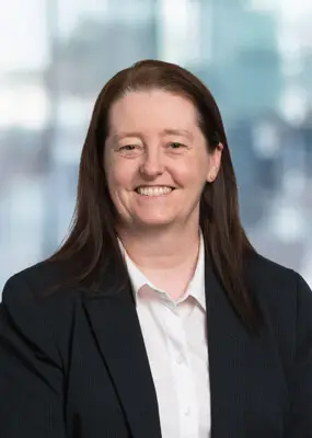 Professional woman in business attire
