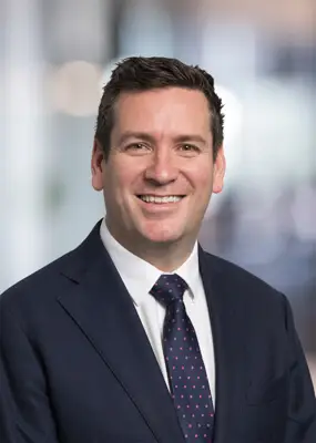 Smiling businessman in suit